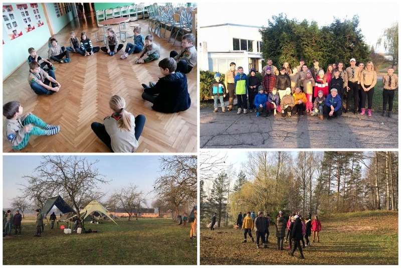 Nometnē Madlienā tiekas gaidas un skauti no visas Latvijas