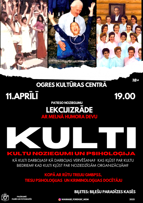 Lekcijizrāde KULTI Ogres novada Kultūras centra Deju zālē 11. aprlīlī pl. 19.00