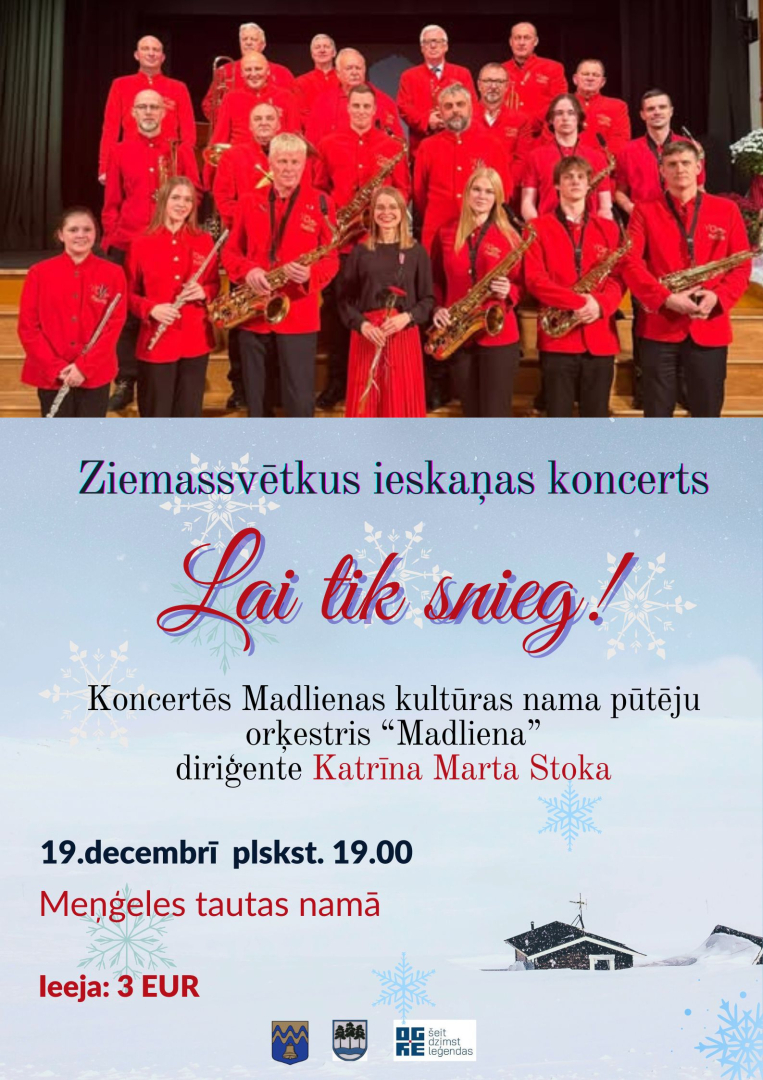 Ziemassvētku ieskaņas koncerts “Lai tik snieg”