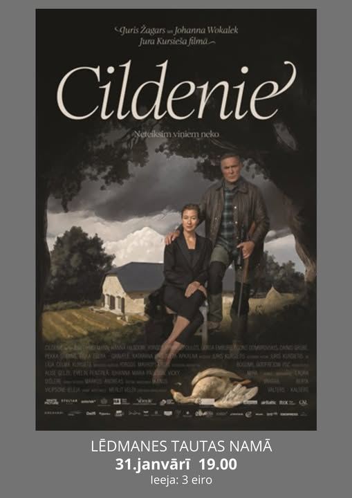 Mākslas filma Cildenie Lēdmanes Tautas namā 31.janvārī pl.19.00