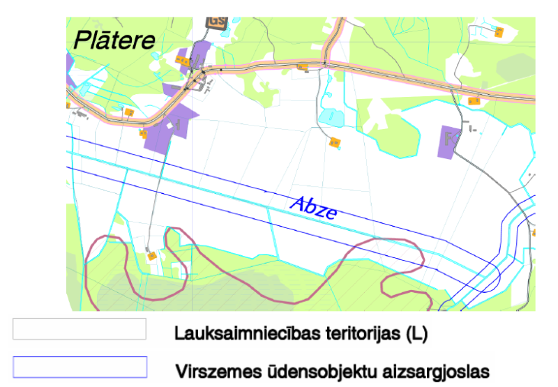 Nomas tiesību izsole zemes vienībai Madlienā - teritorijas plānojums