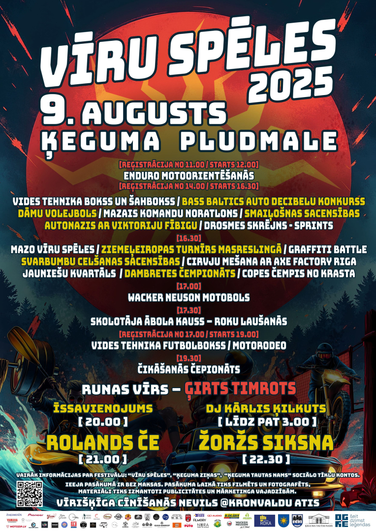 9. augustā Ķeguma pludmalē jau 7.reizi norisināsies festivāls Vīru spēles