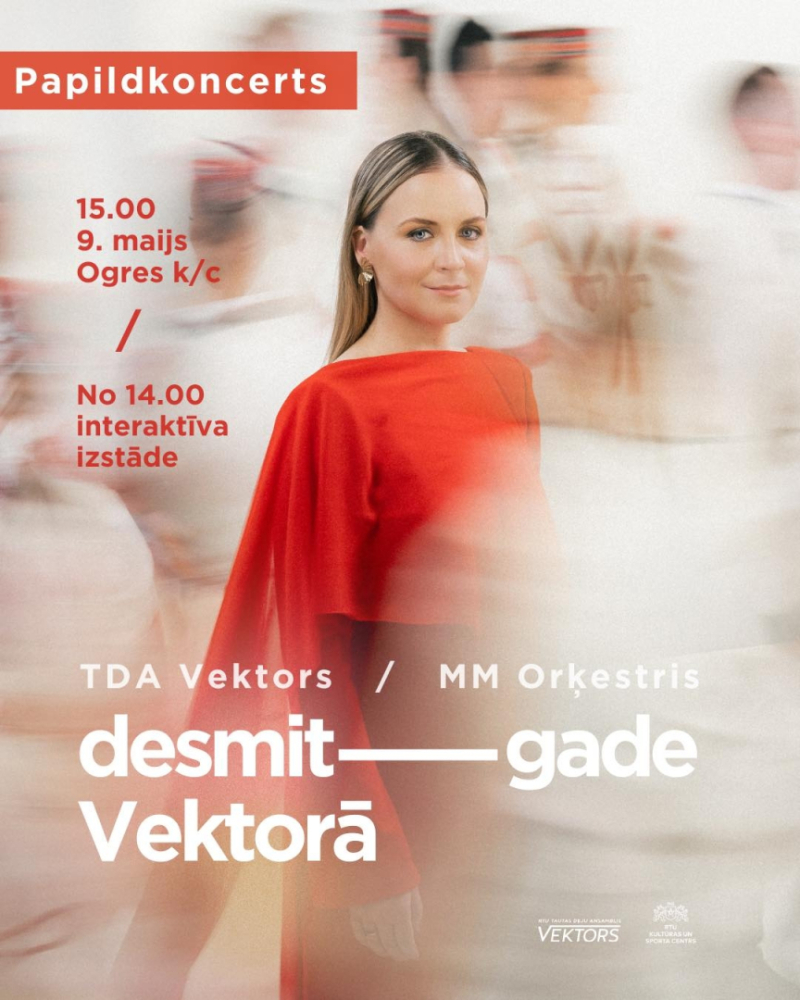 09.maijs plkst. 19.00 ONKC Lielā zāle Dagmāras Bārbales DEKĀDE VEKTORĀ 