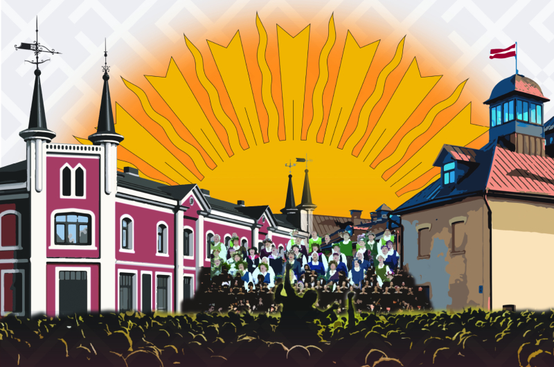 Neatkarības laukuma atklāšanas koncerta afiša