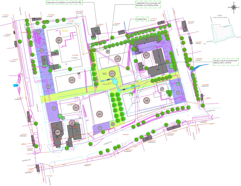 Detālplānojums Ausekļa, Cīruļu, Skolas un Lāčplēša ielu rajonā, Lielvārdē - atcelts