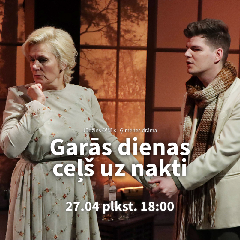 Izrāde Garās dienas ceļš uz nakti Ogres teātrī
