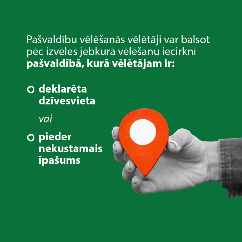 Pašvaldību vēlēšanas 2025_kur balsot