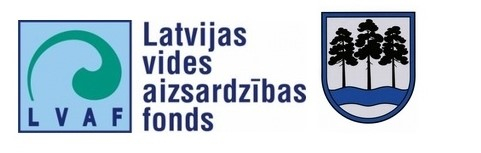 Latvijas vides aizsardzības fonda un Ogres novada pašvaldības kopēja projekta logo