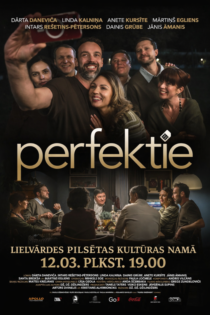 Filma "Perfektie" Lielvārdē 12. martā plkst. 19.00. Biļetes cena 3 eiro