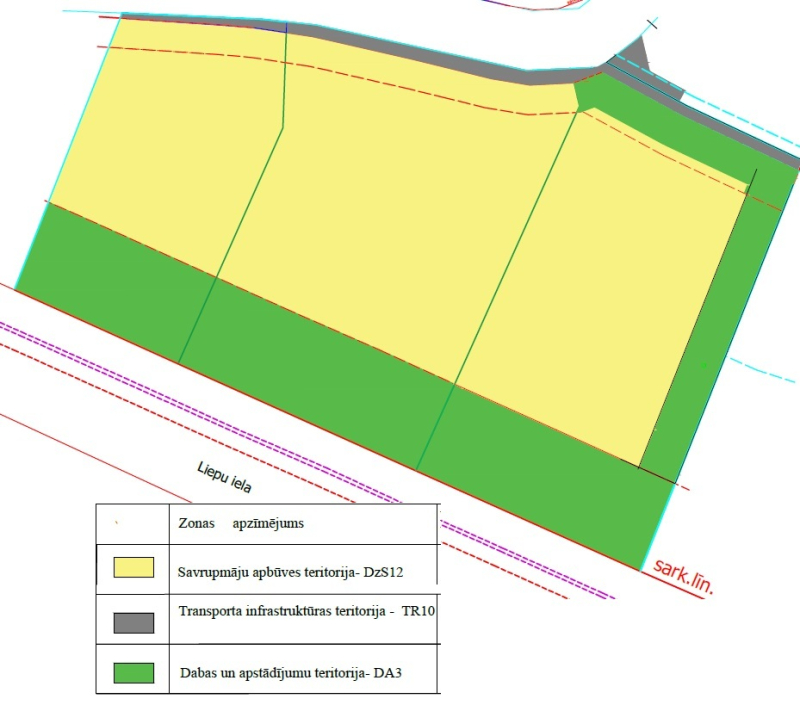 Lokālplānojuma publiskā apspriešana īpašumam "'Pērles" Ogresgala pagastā. Teritorijas novietojuma karte.