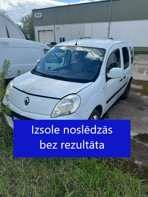 Bez rezultāta noslēgusies izsole automašīnai Renault Kangoo
