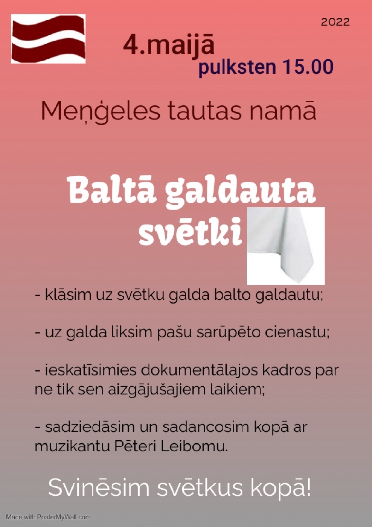 Baltā galdauta svētki Meņģelē