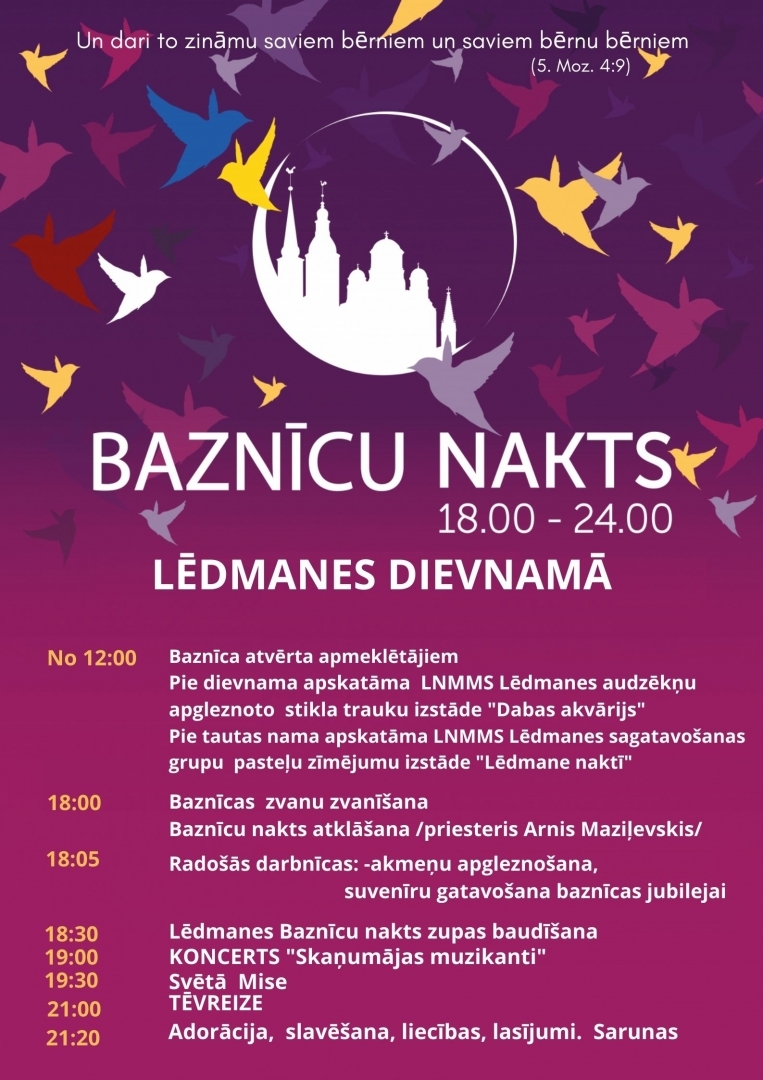 Baznīcu nakts 2022 Lēdmanē