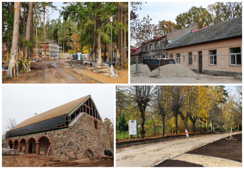 Būvdarbi dažādos objektos
