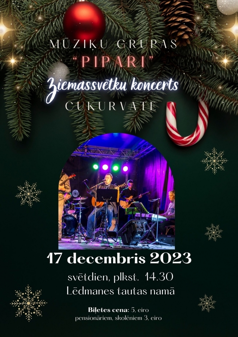 Koncerts Cukurvate Lēdmanē 17.12.2023.