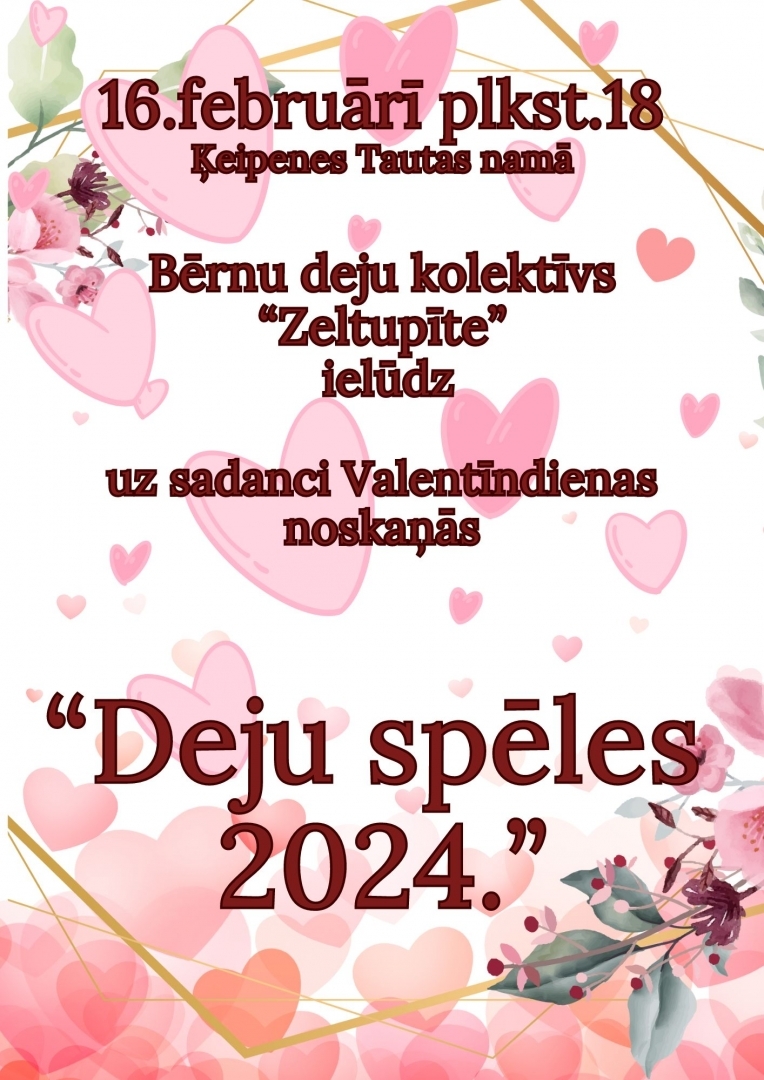 Pasākuma Deju spēles 2024 Ķeipenē 2024 plakāts