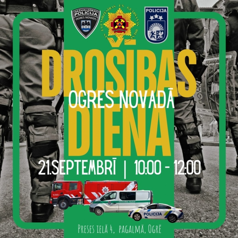 DROŠĪBAS DIENA 2024 skolēniem Ogrē 21.09.2024.