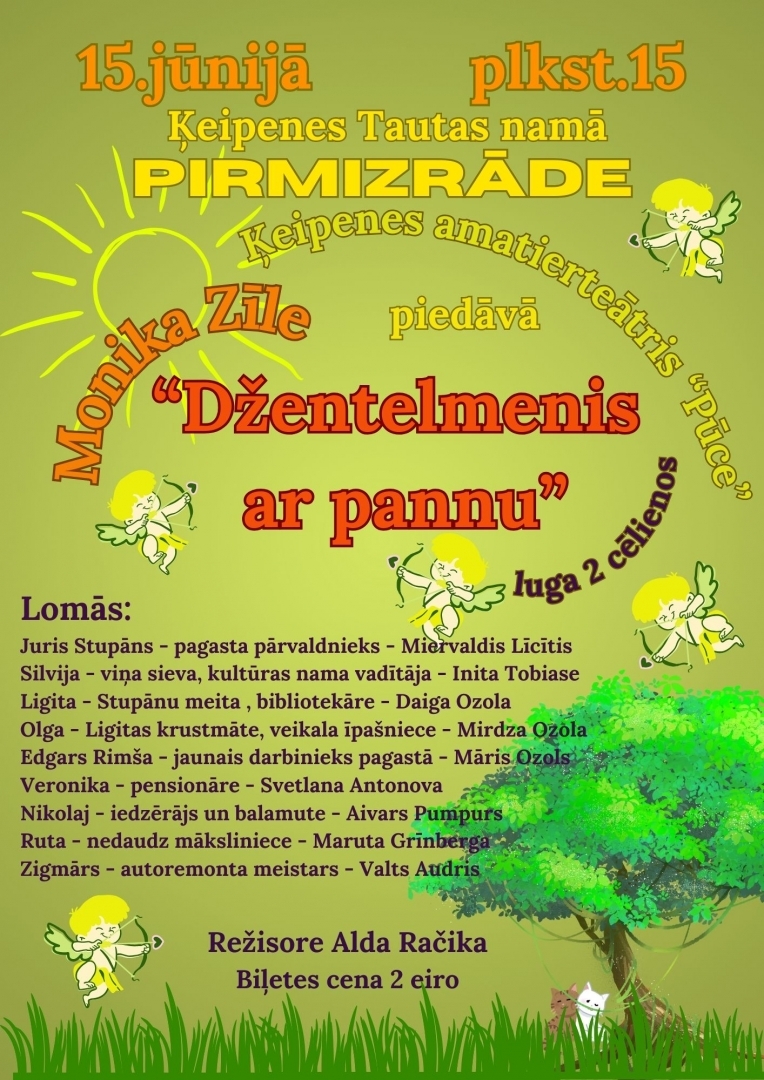 Izrāde DŽENTLIMENIS AR PANNU Ķeipenē 15.06.2024.