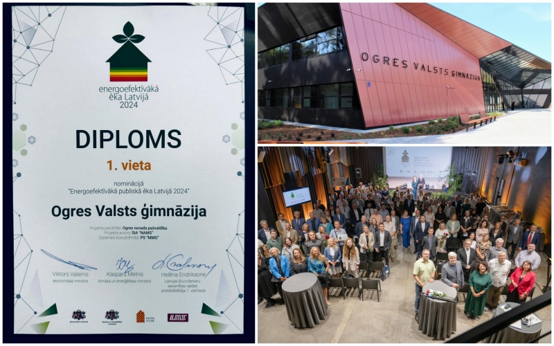 Diploms Energoefektīvākā publiskā ēka Latvijā 2024, Ogres Valsts ģimnāzijas ēka, dalībnieku kopskats Konkursa „Energoefektīvākā ēka Latvijā 2024” 