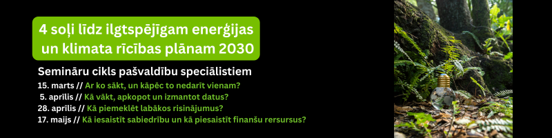 Notiks semināru cikls Vidzemes pašvaldību speciālistu enerģijas plānošanas kapacitātes stiprināšanai 