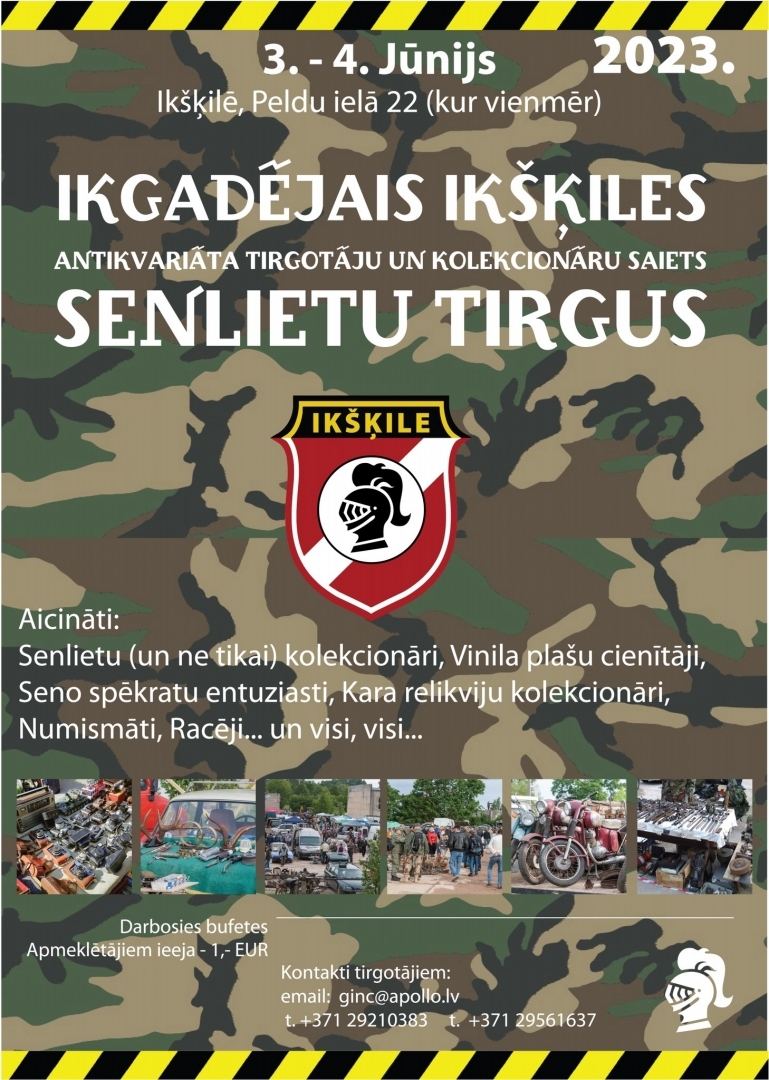 Senlietu tirgus Ikskile 2023