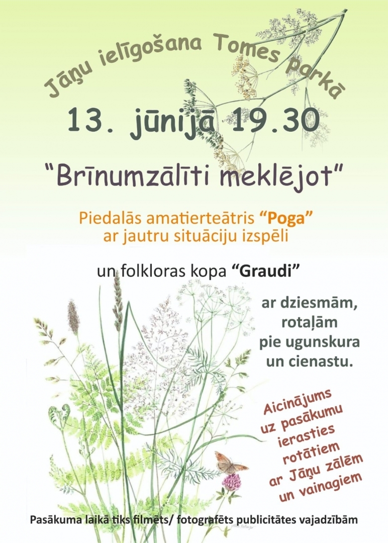 Jāņu ielīgošana Tomē 13.06.2024.