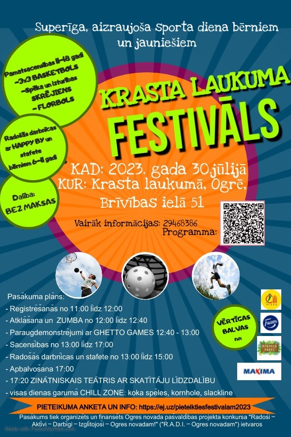 Krasta laukuma festivāls 30.07.2023