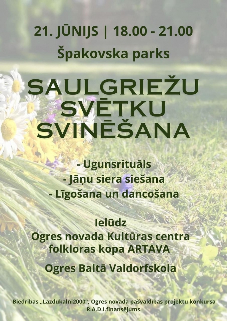 Saulgriežu svētku svinēšana 21.06.2024.
