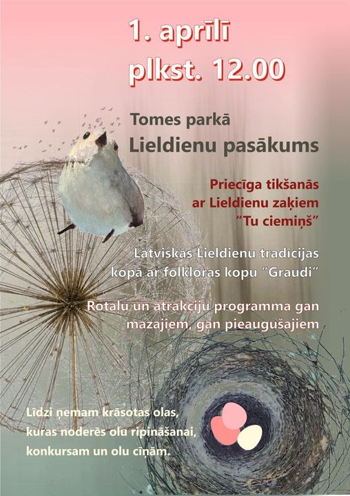 Lieldienu pasākums Tomē 01.04.2024.