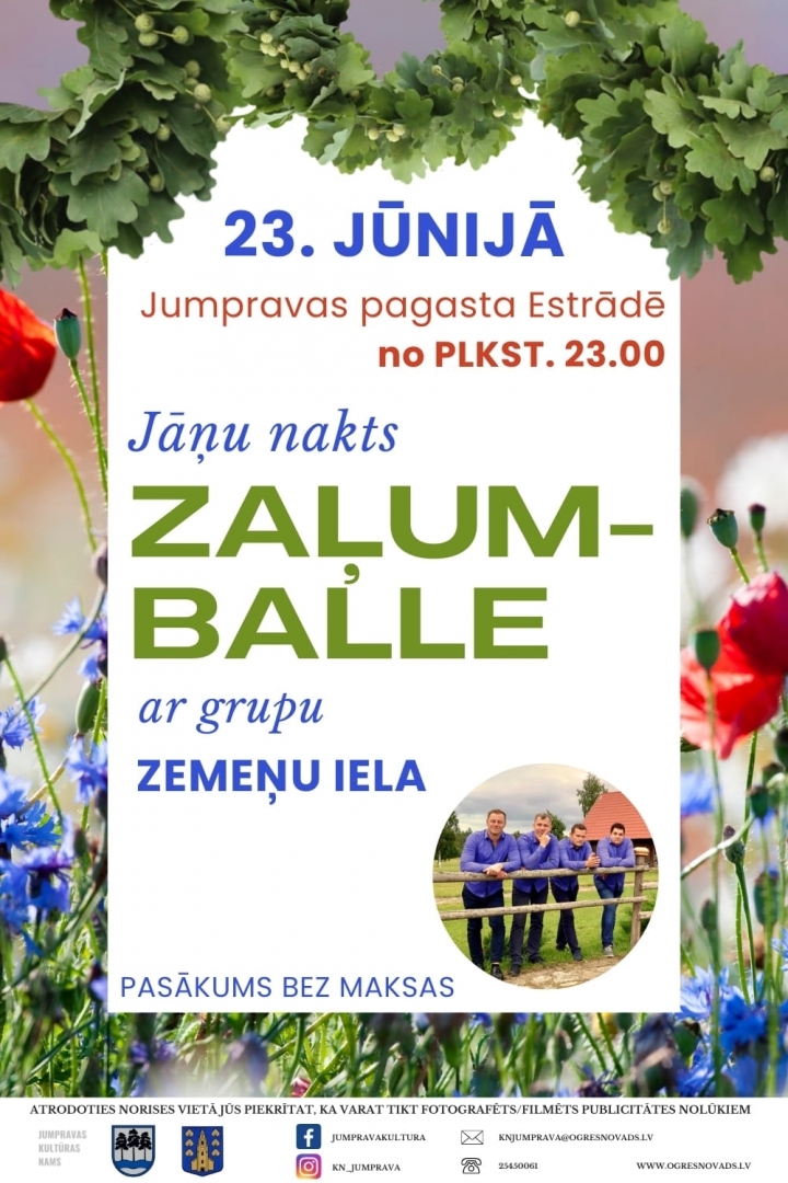 Jāņu nakts zaļumballe Jumpravā 23.06.2024