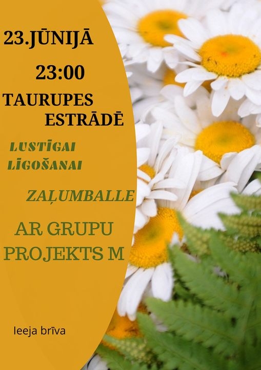 Līgo zaļumballe kopā ar grupu "Projekts M"