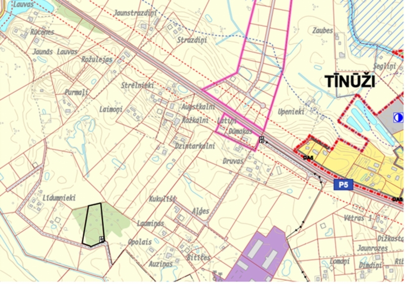 Lokālplānojums “Silalīdumnieki”, Tīnūžu pag, Ogres nov.