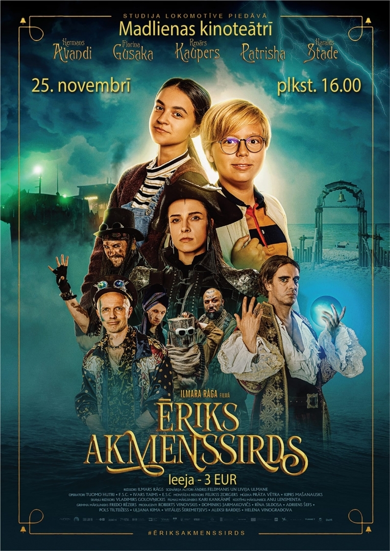 Ēriks Akmenssirds Madlienā plakāts 25.11.2023.