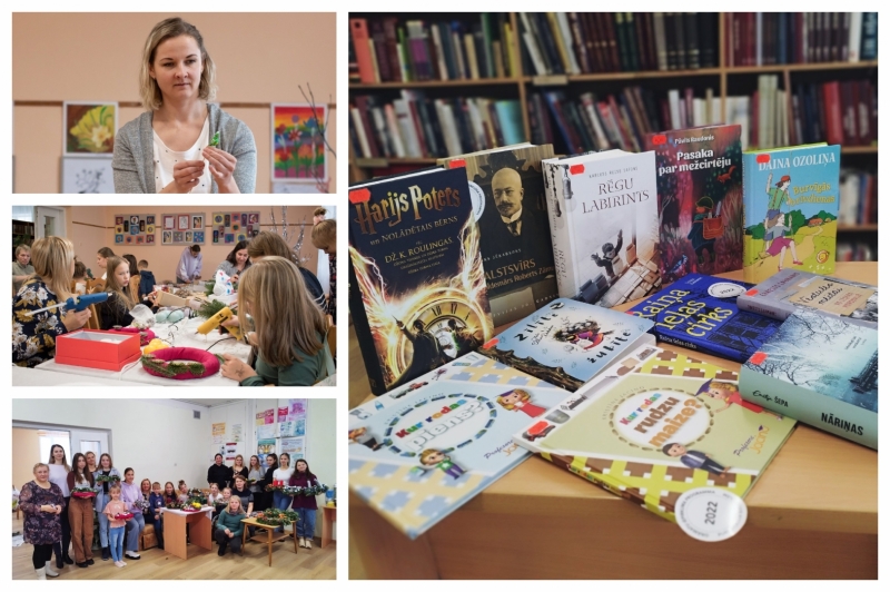 Aktivitātes Madlienas bibliotēkā