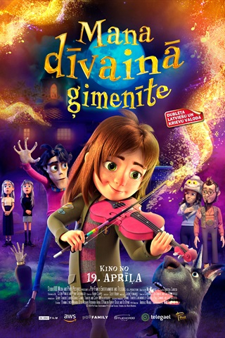 Animācijas filma Mana dīvainā ģimenīte Lēdmanes tautas namā 1. septembrī 