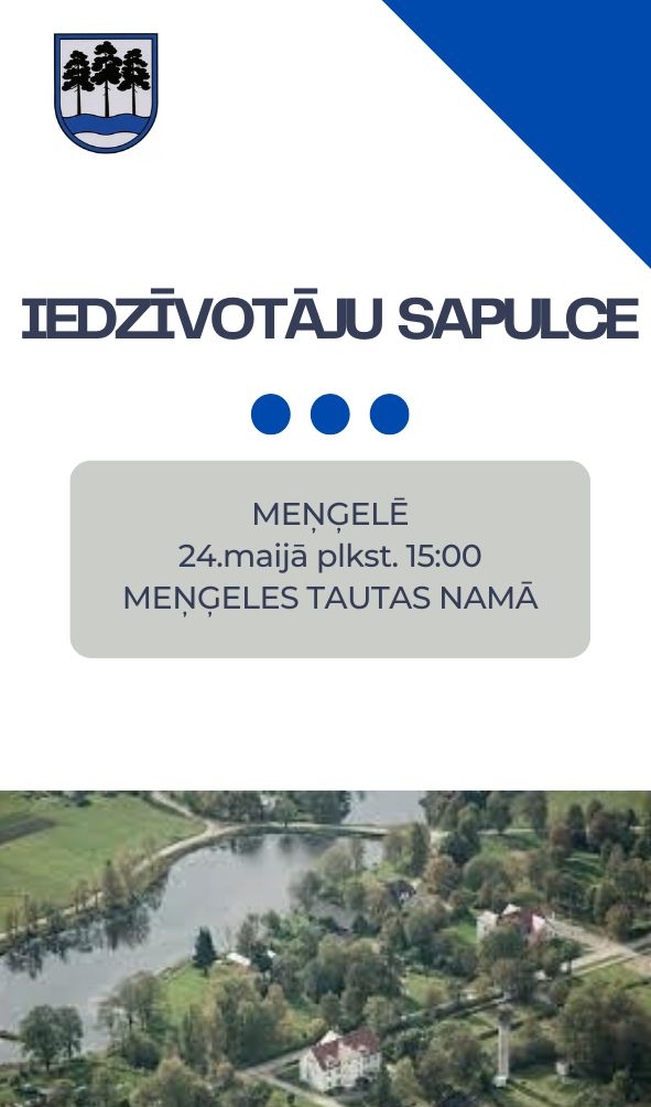 Iedzīvotāju sapulce Meņģelē 25.05.2024.