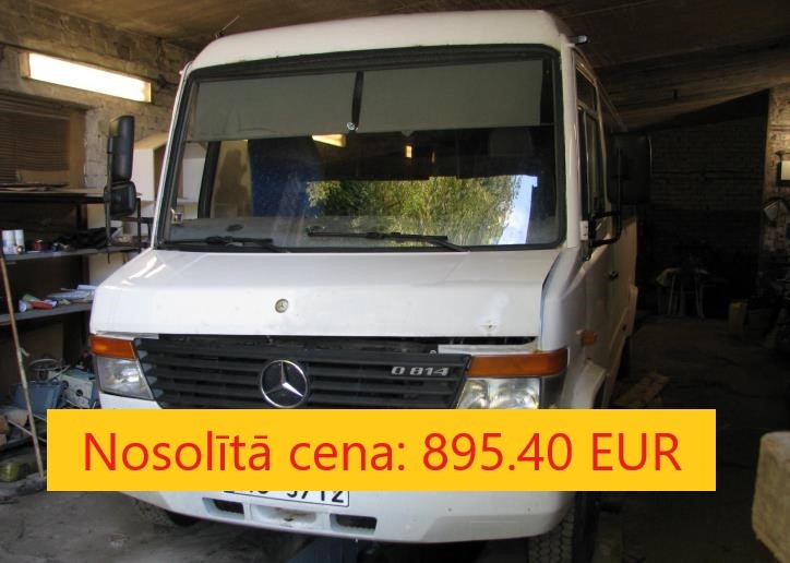 Balts MERCEDES BENZ VARIO 814 ar valsts numuru HJ-9712 izsoles rezultāti