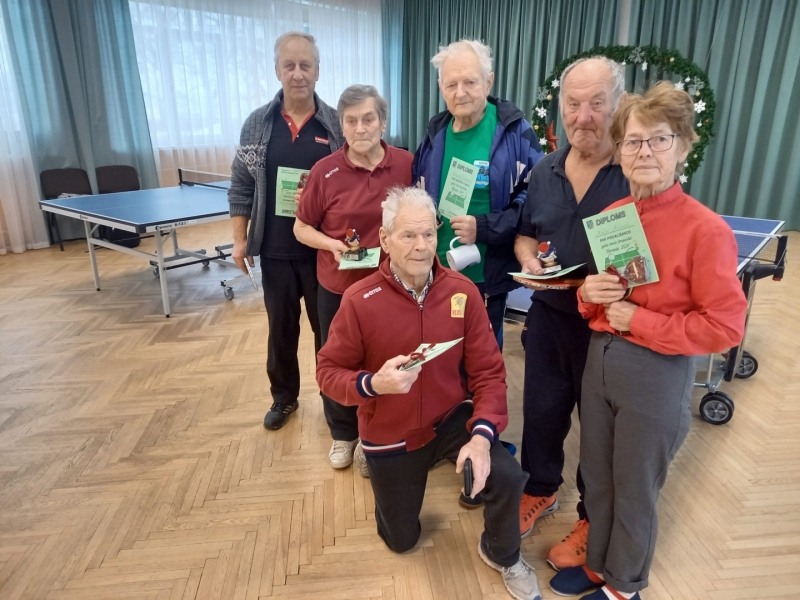 Galda tenisa turnīra "Rembate 2024" uzvarētāji