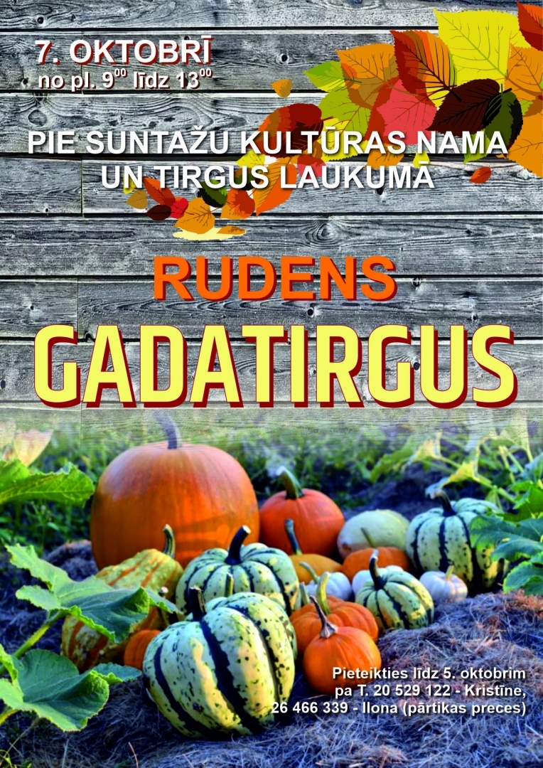 Rudens gadatirgus Suntažos