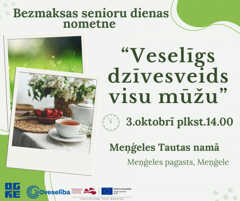 Senioru dienas nometne Meņģelē