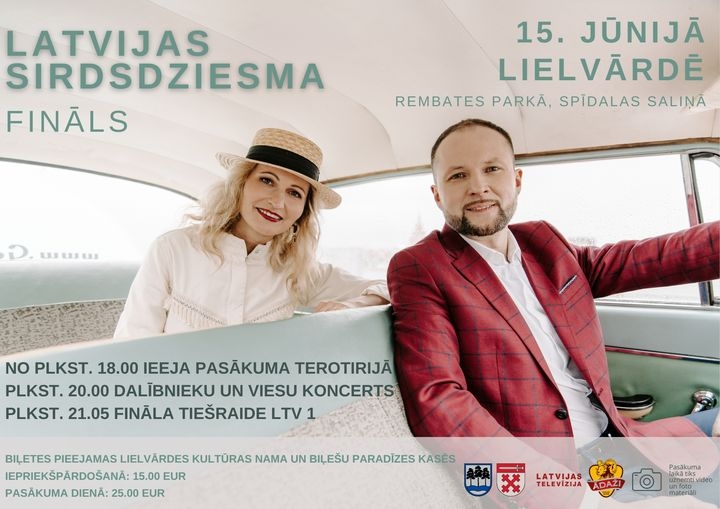 LATVIJAS SIRDSDZIESMA fināls Lielvārdē 15.06.2024.