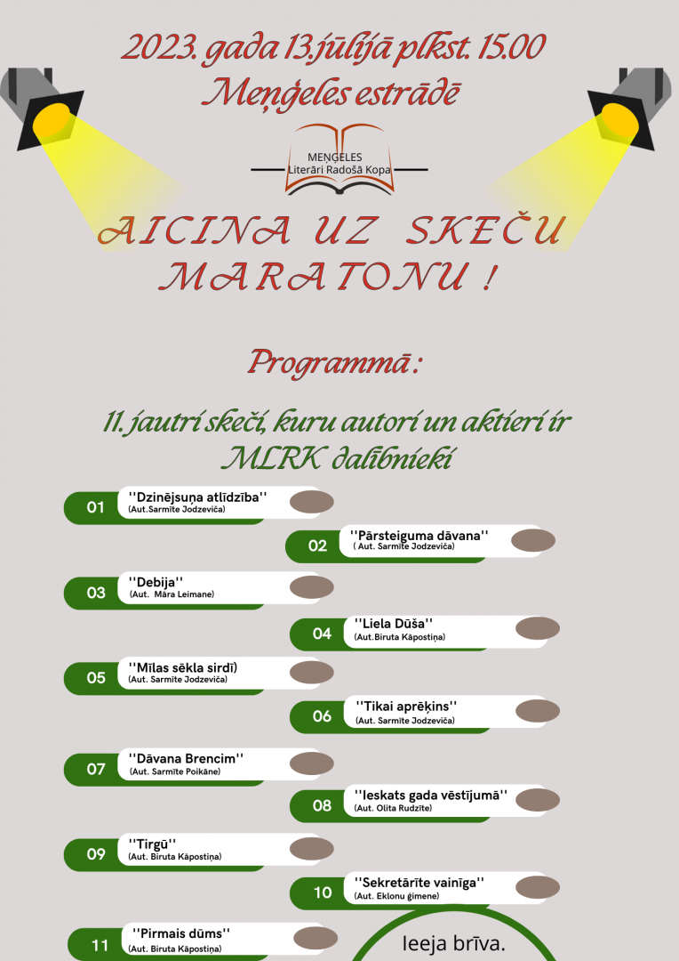 SKEČU MARATONS Meņģelē 13.07.2024.