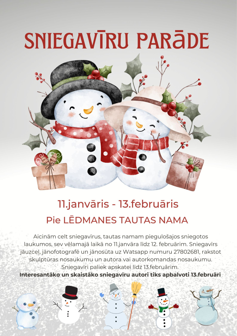 Sniegavīru parāde