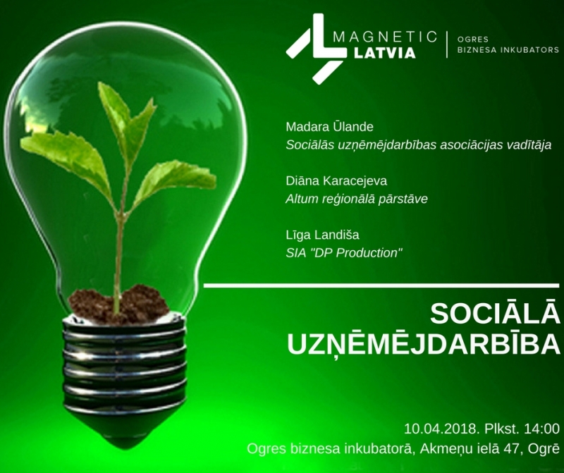 Seminārs "Sociālā uzņēmējdarbība"