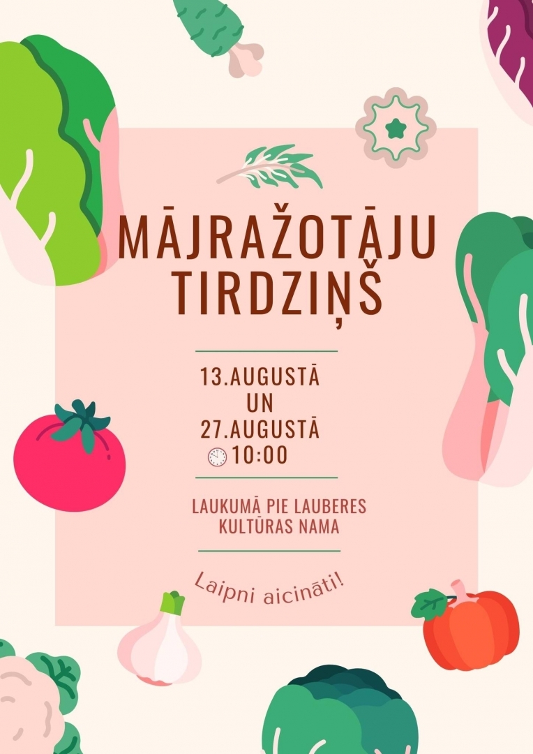 Mājražotāju tirgus Laubere 08.2023.