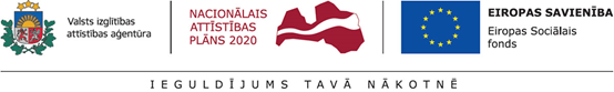 VIAA, NAP un ESF logo