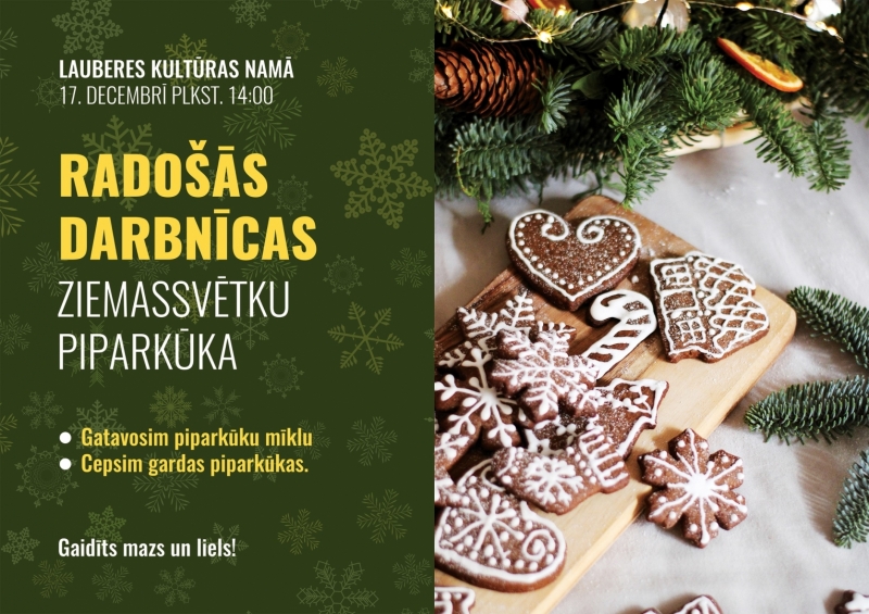 Ziemassvētku darbnīca Lauberē 17.12.2023.