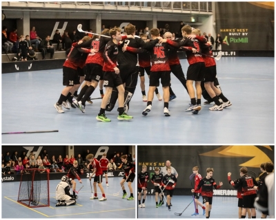 U15 "Lielvārde" florbolistu komnada  "Helsinki Floorball Cup 2024" 01.2024