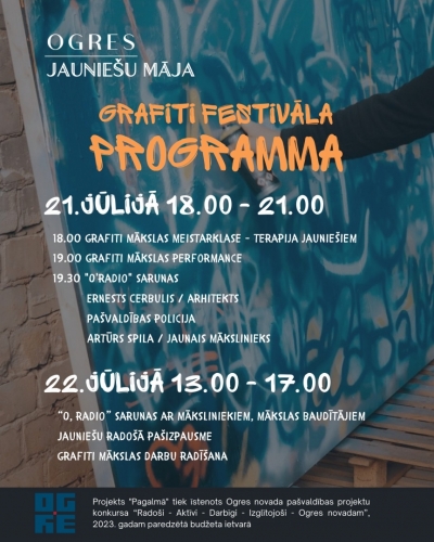 Grafiti festivāls Pagalmā 07.2023.