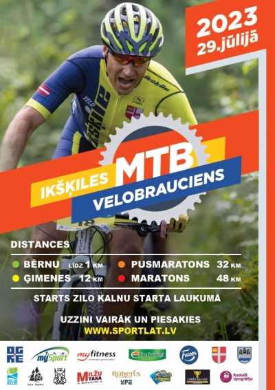 Ikšķiles MTB velobrauciens 2023. gada 29. jūlijā